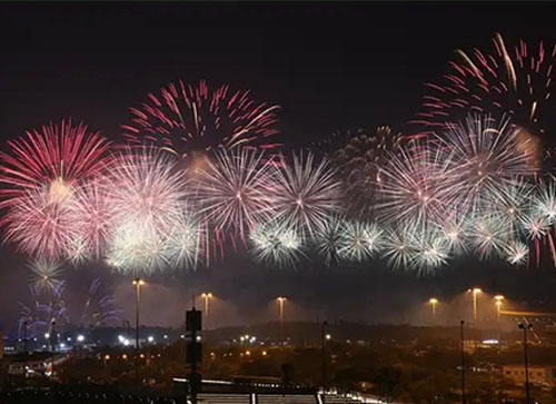 靖安县焰火晚会